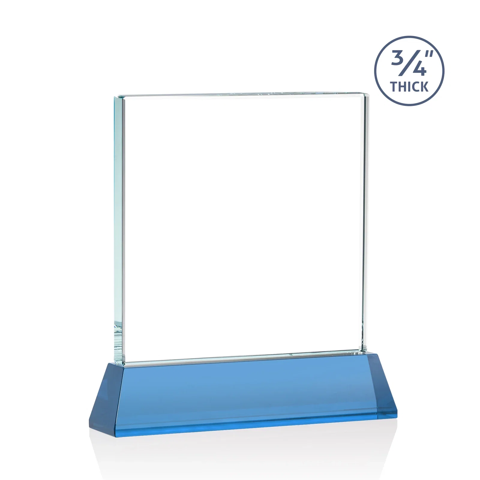 Custom printed Starfire Crystal Award with Decoration on Base and Crystal, awards, with your logo for team milestone celebrations