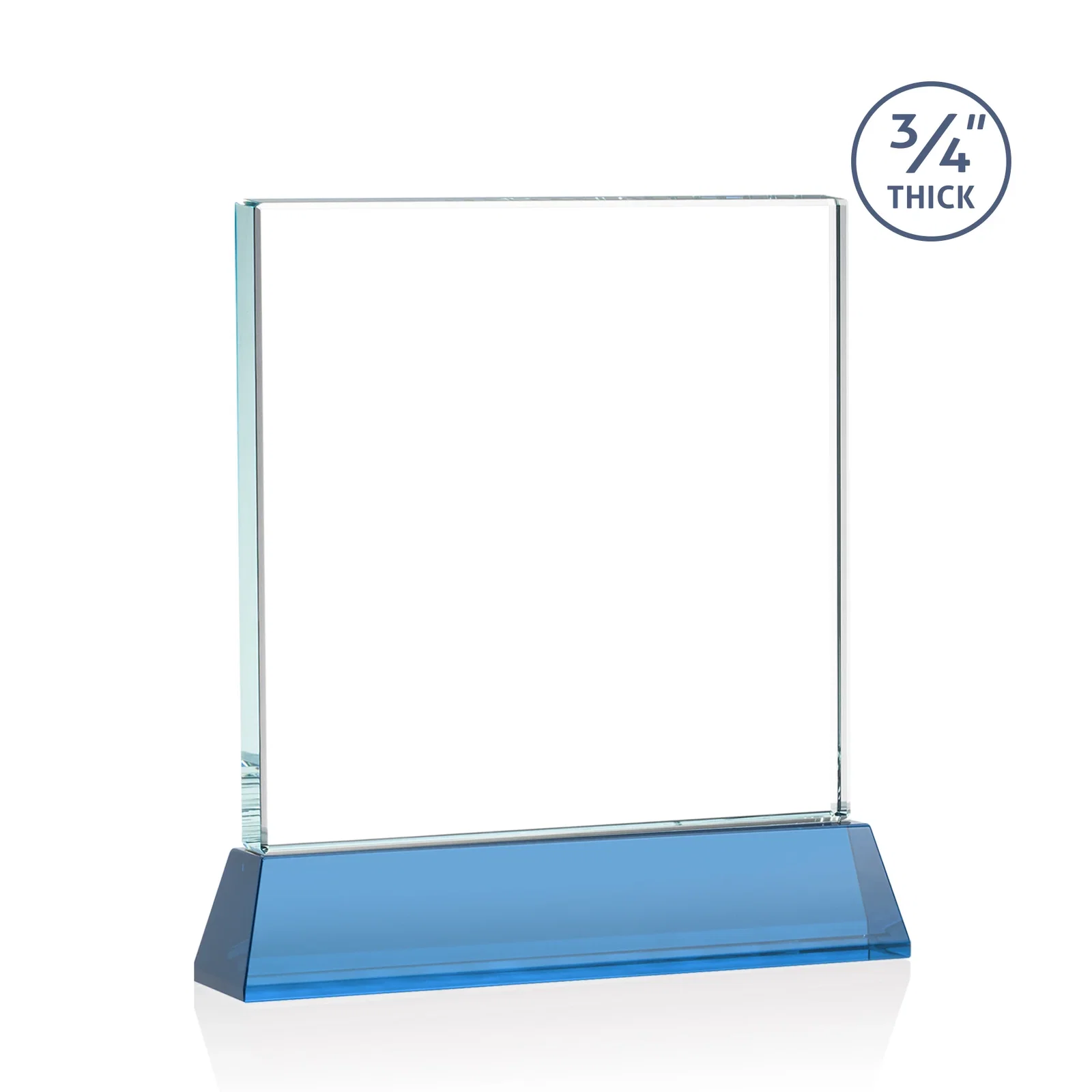 Custom printed Starfire Crystal Award with Decoration on Base and Crystal, awards, with your logo for donor appreciation