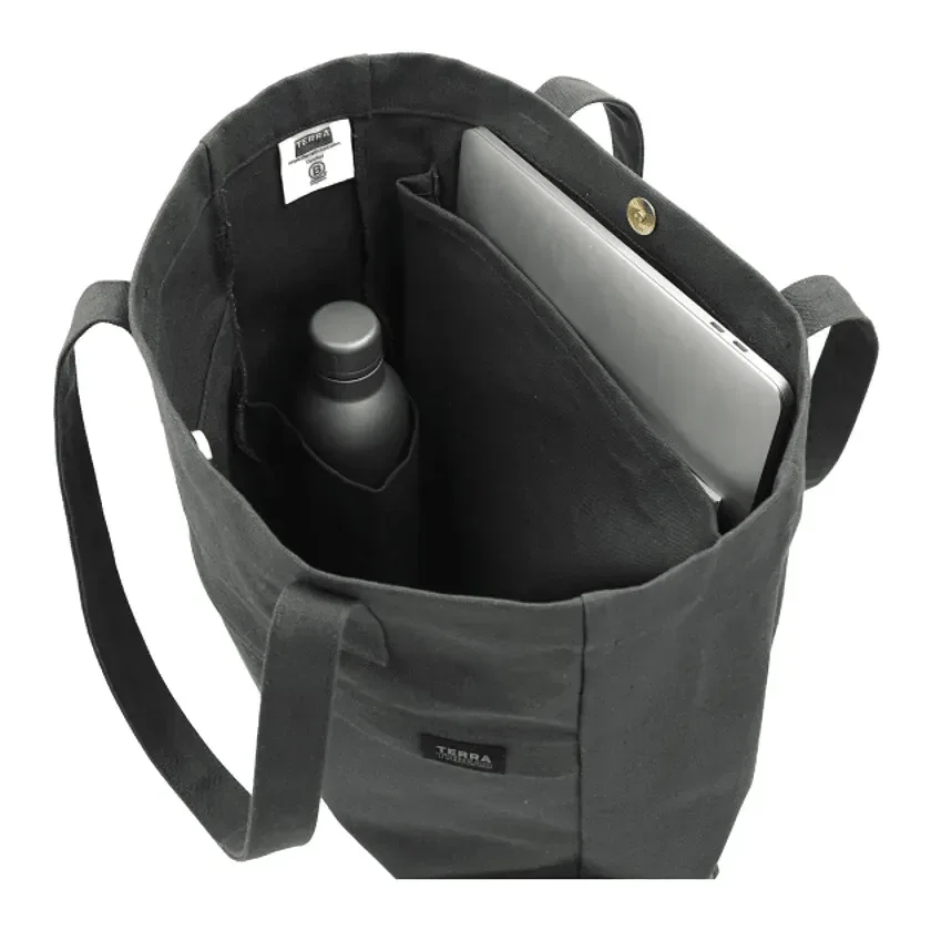 Custom Terra Thread Fairtrade Executive Work Tote — view 10