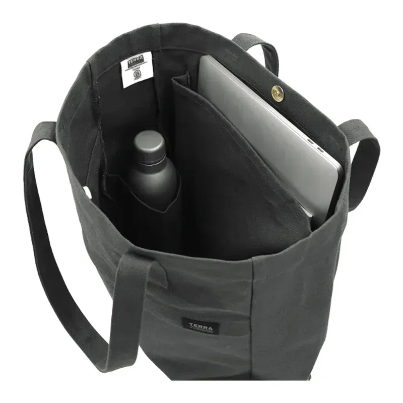 Custom Terra Thread Fairtrade Executive Work Tote — view 10