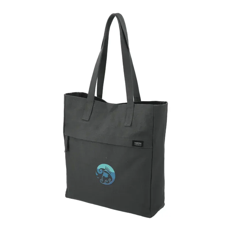 Custom Terra Thread Fairtrade Executive Work Tote — view 16