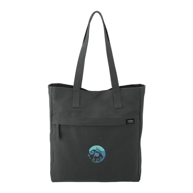 Custom Terra Thread Fairtrade Executive Work Tote — view 19