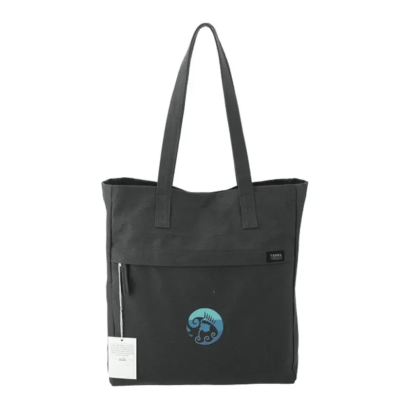 Custom Terra Thread Fairtrade Executive Work Tote — view 8