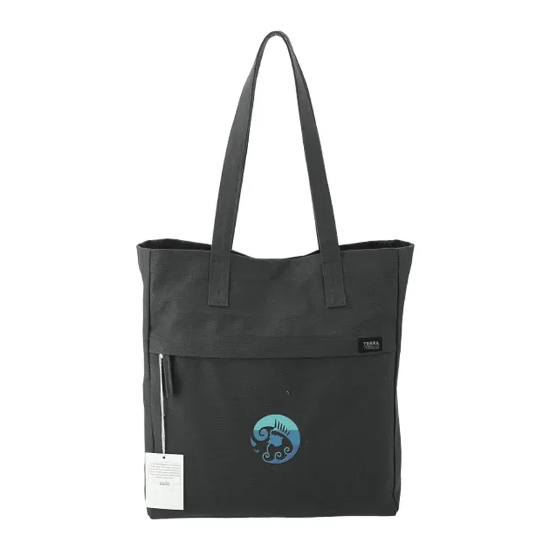 Custom Terra Thread Fairtrade Executive Work Tote — view 8