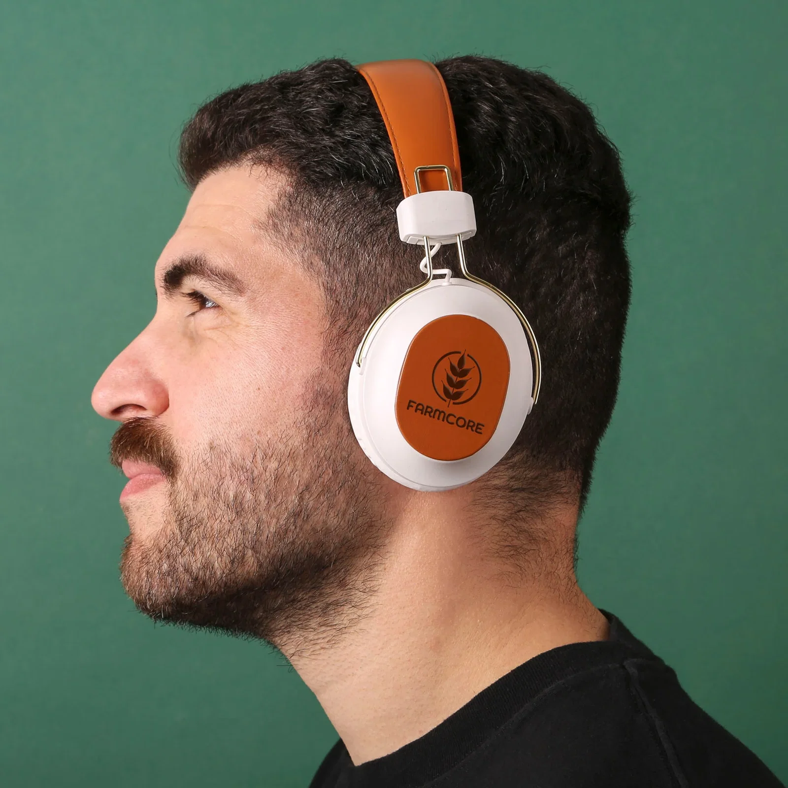 TerraTone™ Headphones being worn