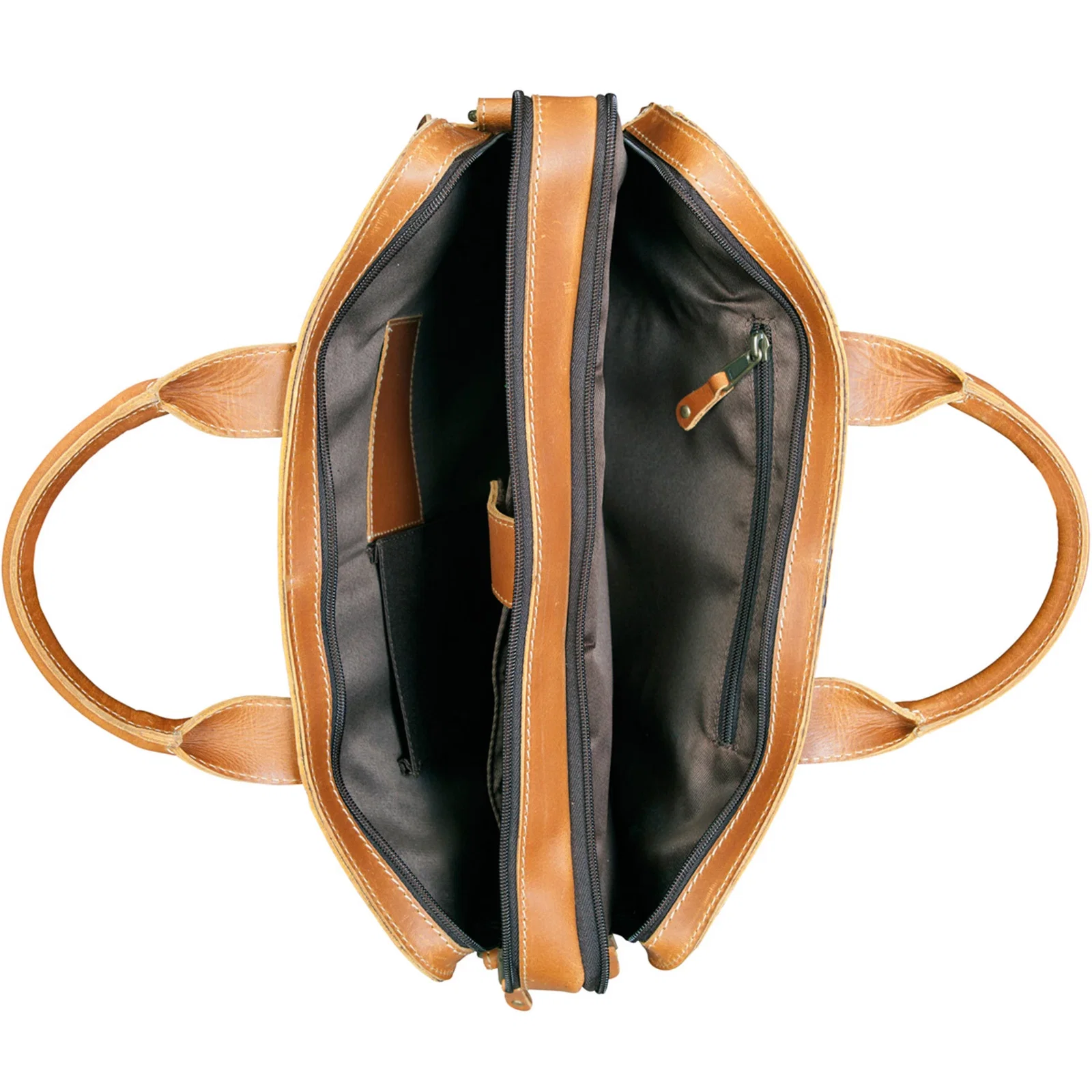 Texas Canyon Leather Briefcase — view 2