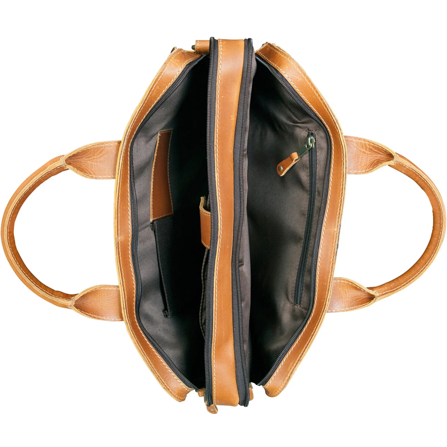 Texas Canyon Leather Briefcase — view 2