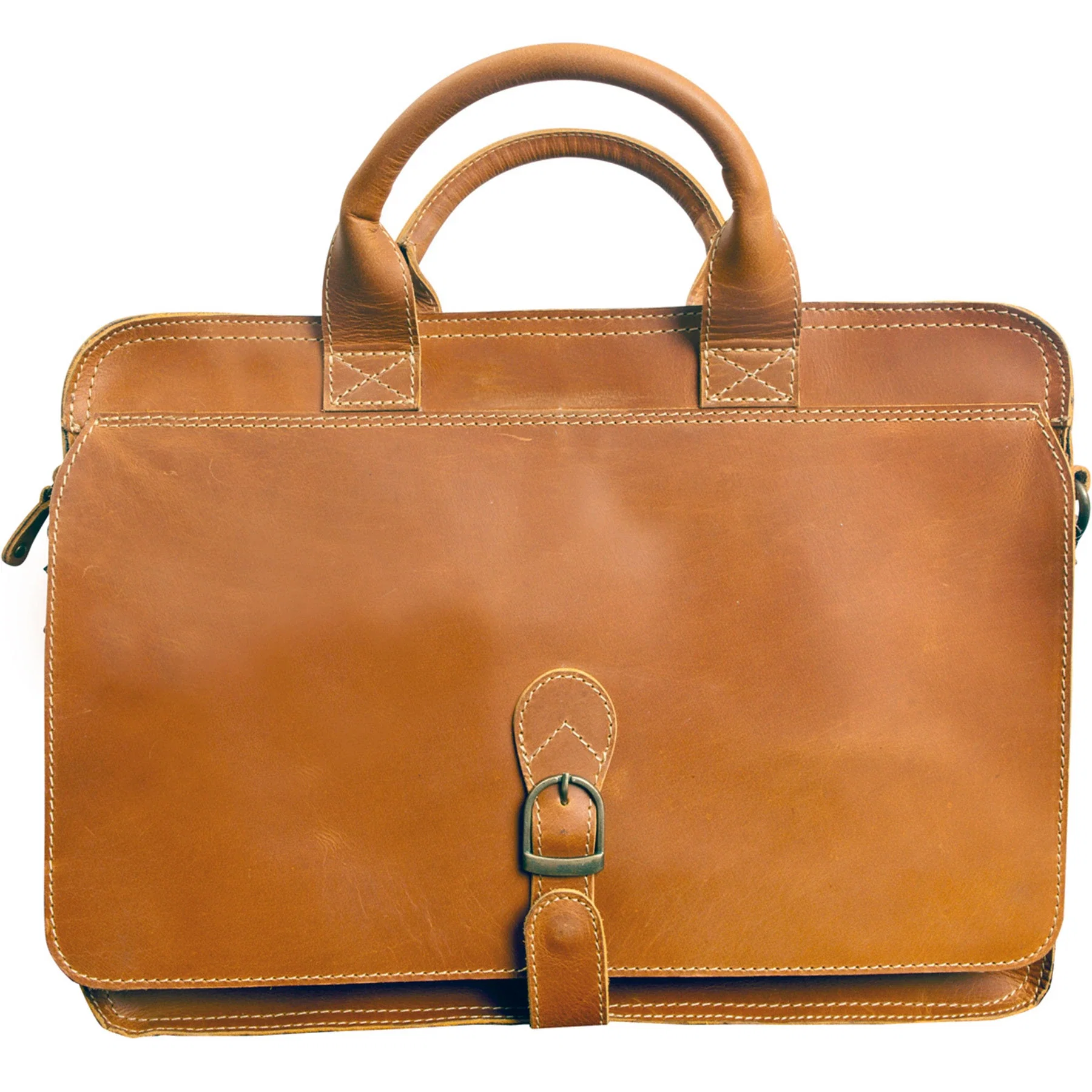 Texas Canyon Leather Briefcase — view 3