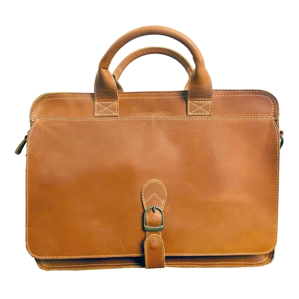Texas Canyon Leather Briefcase — view 5