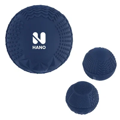 Ball held between the fingers of one hand