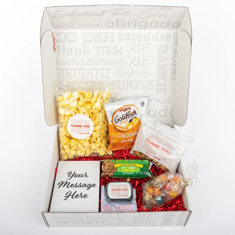 Overhead layout of every item included in the assortment