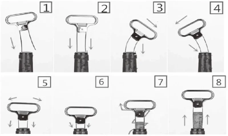 Custom Ahah! Wine Opener — view 3