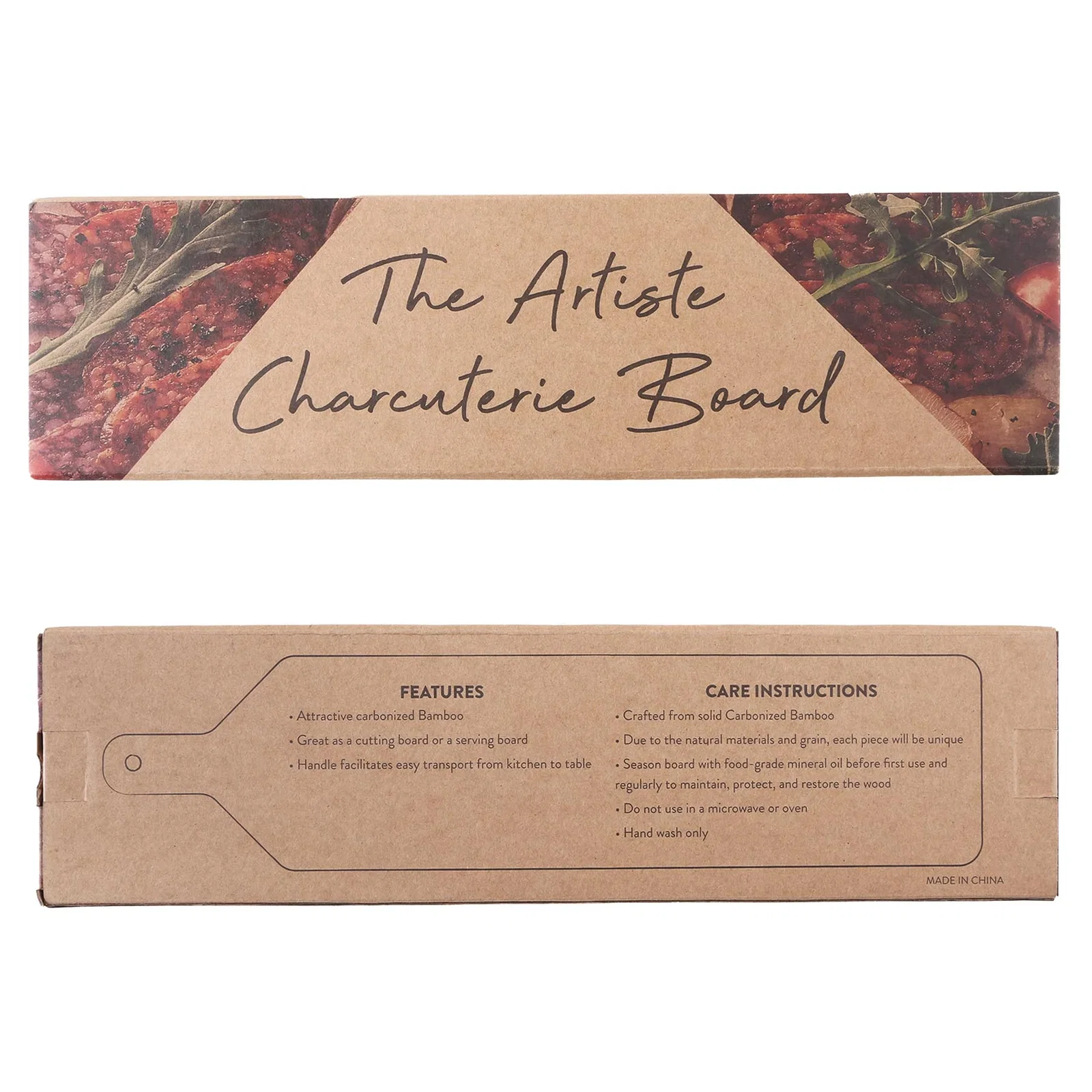 The Artiste Bamboo Charcuterie Board — view 4