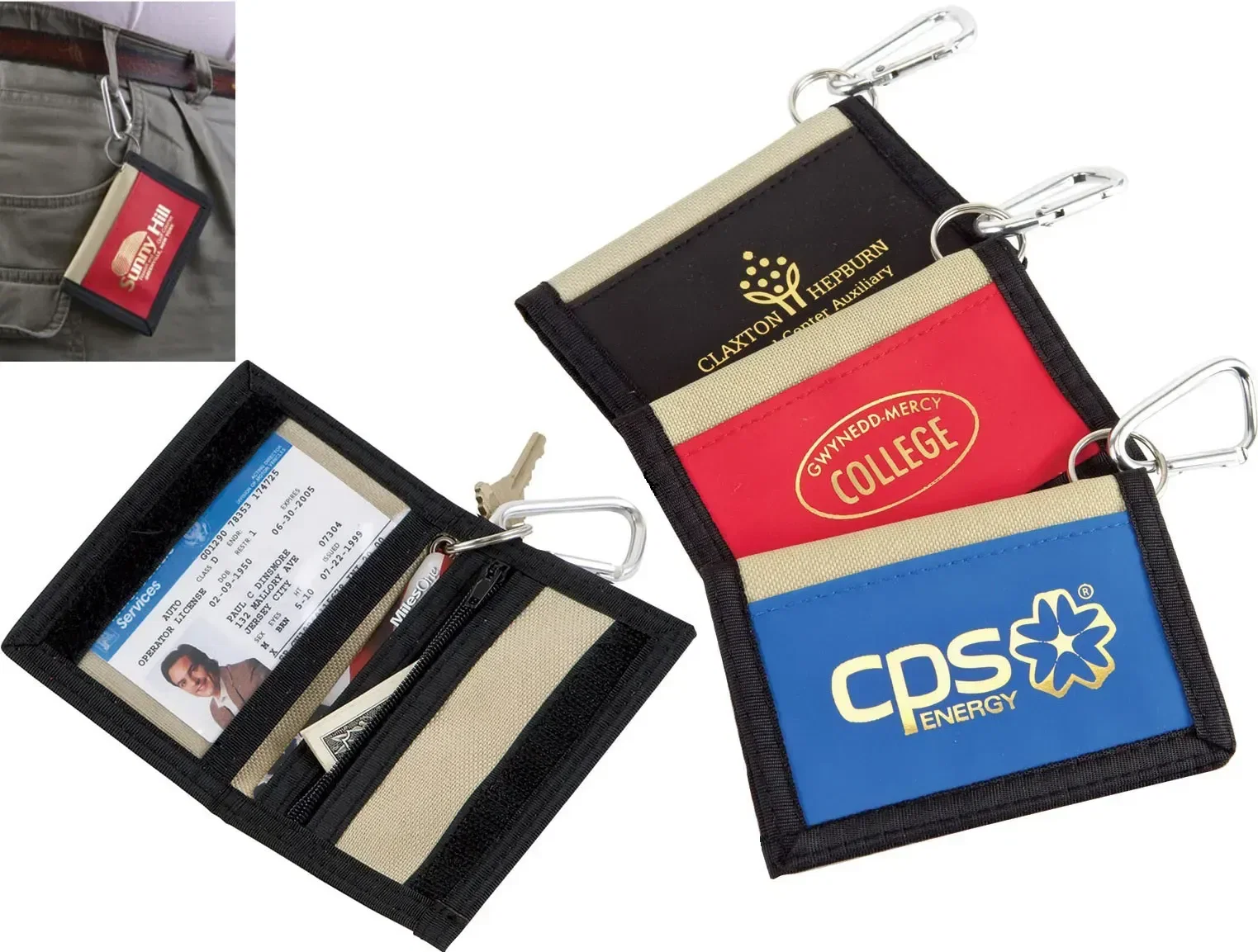 Custom Carabiner Wallet — view 4