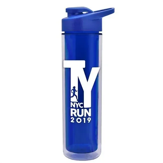 Chiller Double-Wall Insulated Bottle with Drink-Thru Lid (16 oz.) — view 3