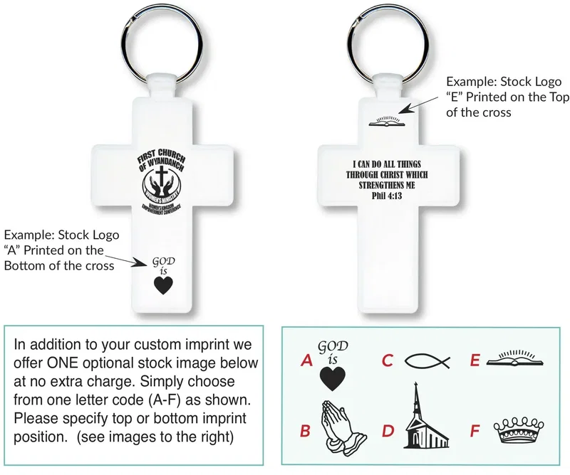 CustomLogo Cross Key Tag — view 5