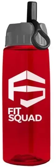 Flair Tritan® Bottle with Ring-Straw Lid (26 oz.) — view 5