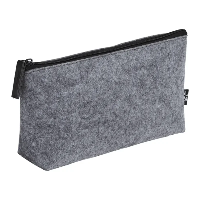 The Goods Recycled Felt Zippered Pouch — view 2