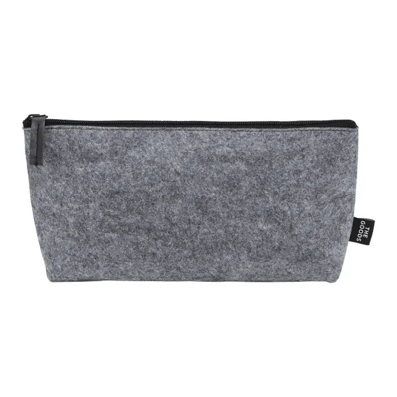 The Goods Recycled Felt Zippered Pouch — view 4