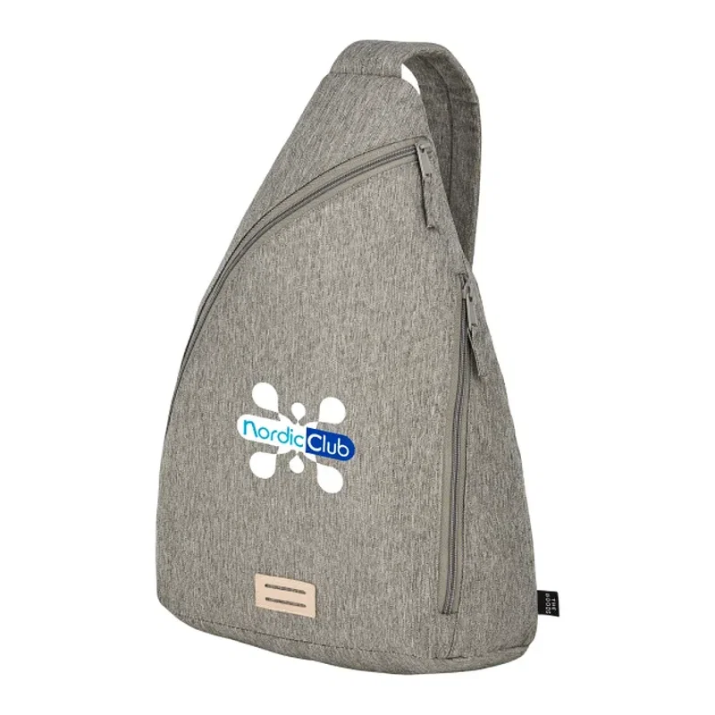 Custom EcoSmart Recycled Sling with Zippered Compartments — view 7