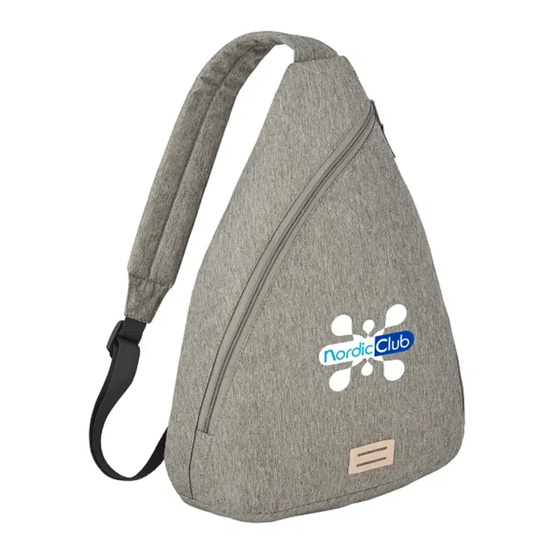 Custom EcoSmart Recycled Sling with Zippered Compartments — view 8