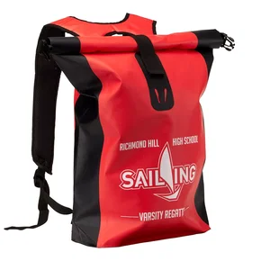 Waterproof Dry Bag Backpack, 16" x 24" x 3" Tarpaulin, 1-Color Imprint