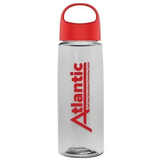 The LogoFlair - 26 oz. Custom Transparent Flair Bottle — view 2