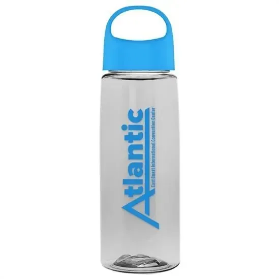 The LogoFlair - 26 oz. Custom Transparent Flair Bottle — view 3