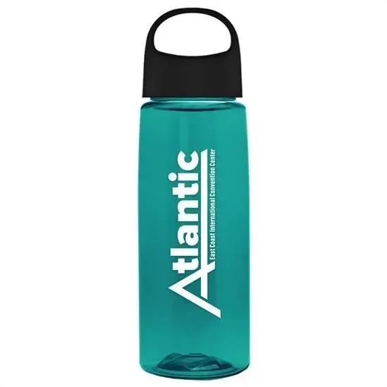 The LogoFlair - 26 oz. Custom Transparent Flair Bottle — view 7