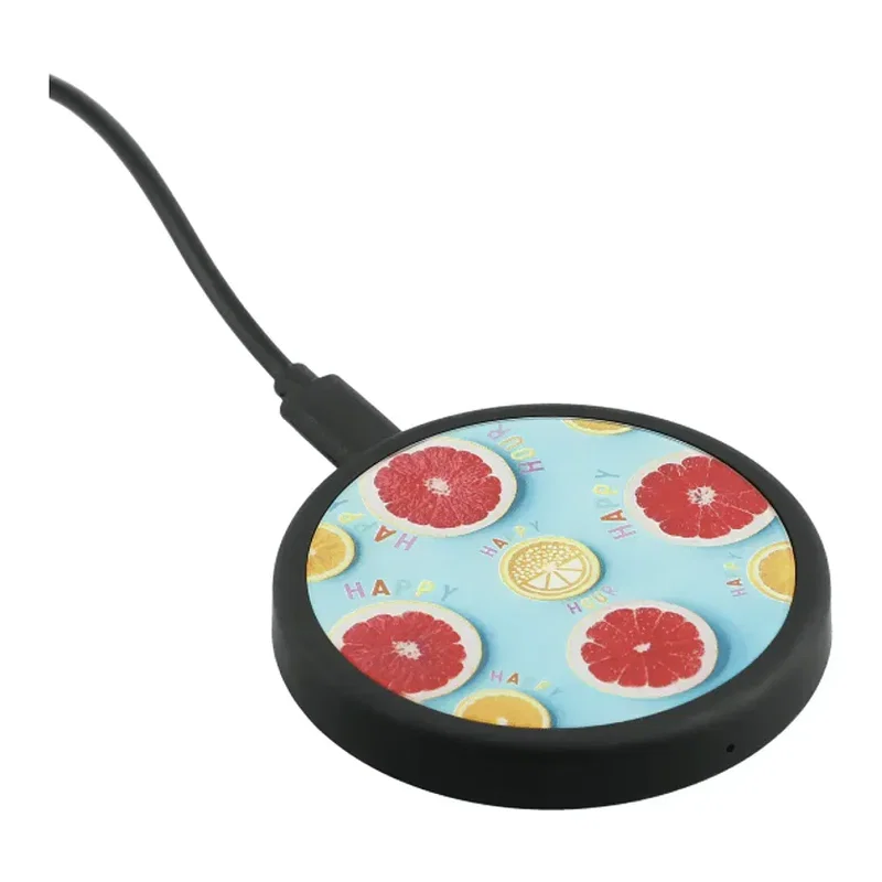 Custom Looking Glass Wireless Charging Pad — view 6