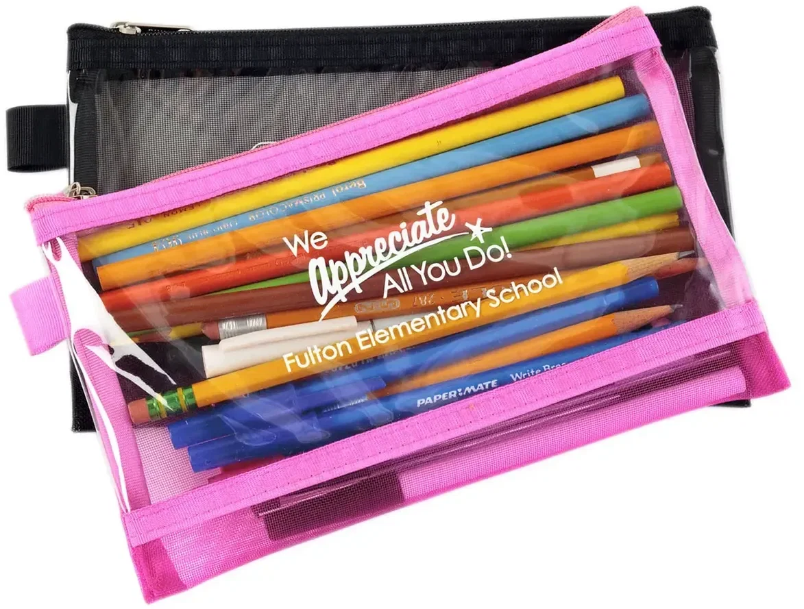 Custom Net Tote Cosmetic Bag — view 4