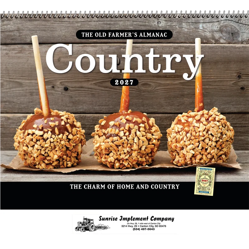 The Old Farmer's Almanac® Country: 2025 Spiral Bound