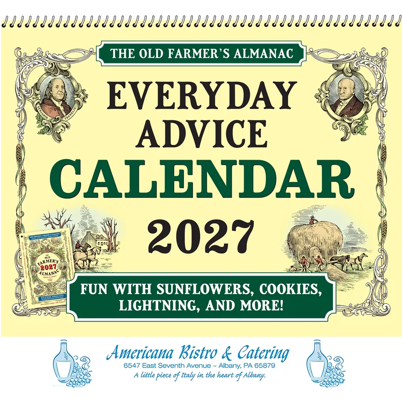 The Old Farmer's Almanac® Everyday Advice: 2025 Spiral Bound