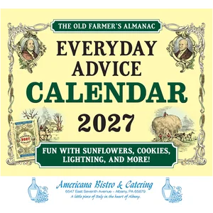 The Old Farmer's Almanac® Everyday Advice: 2025 Stapled