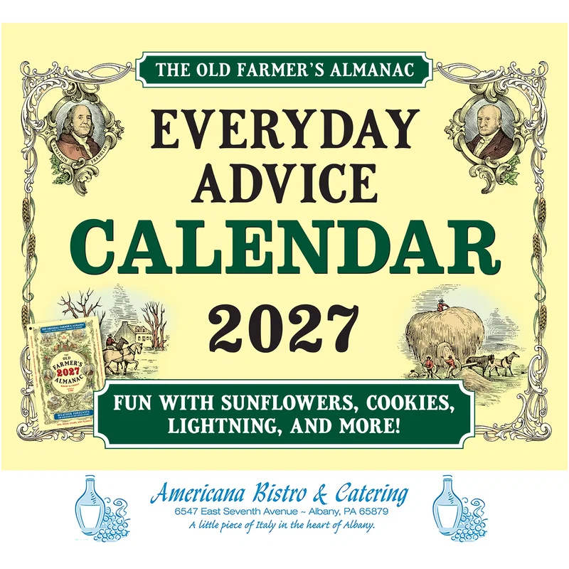 The Old Farmer's Almanac® Everyday Advice: 2025 Stapled