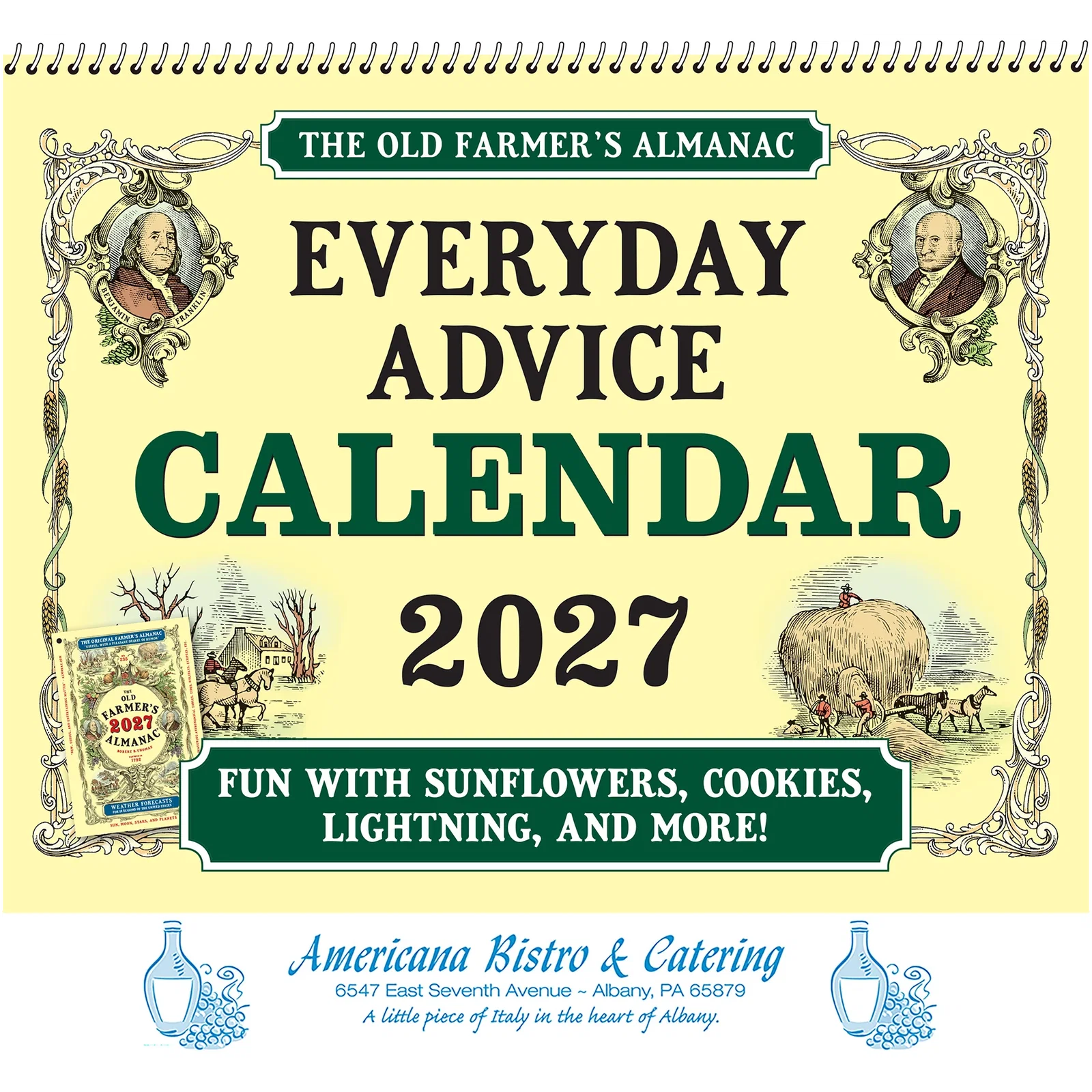 The Old Farmer's Almanac® Everyday Advice: 2025 Spiral Bound