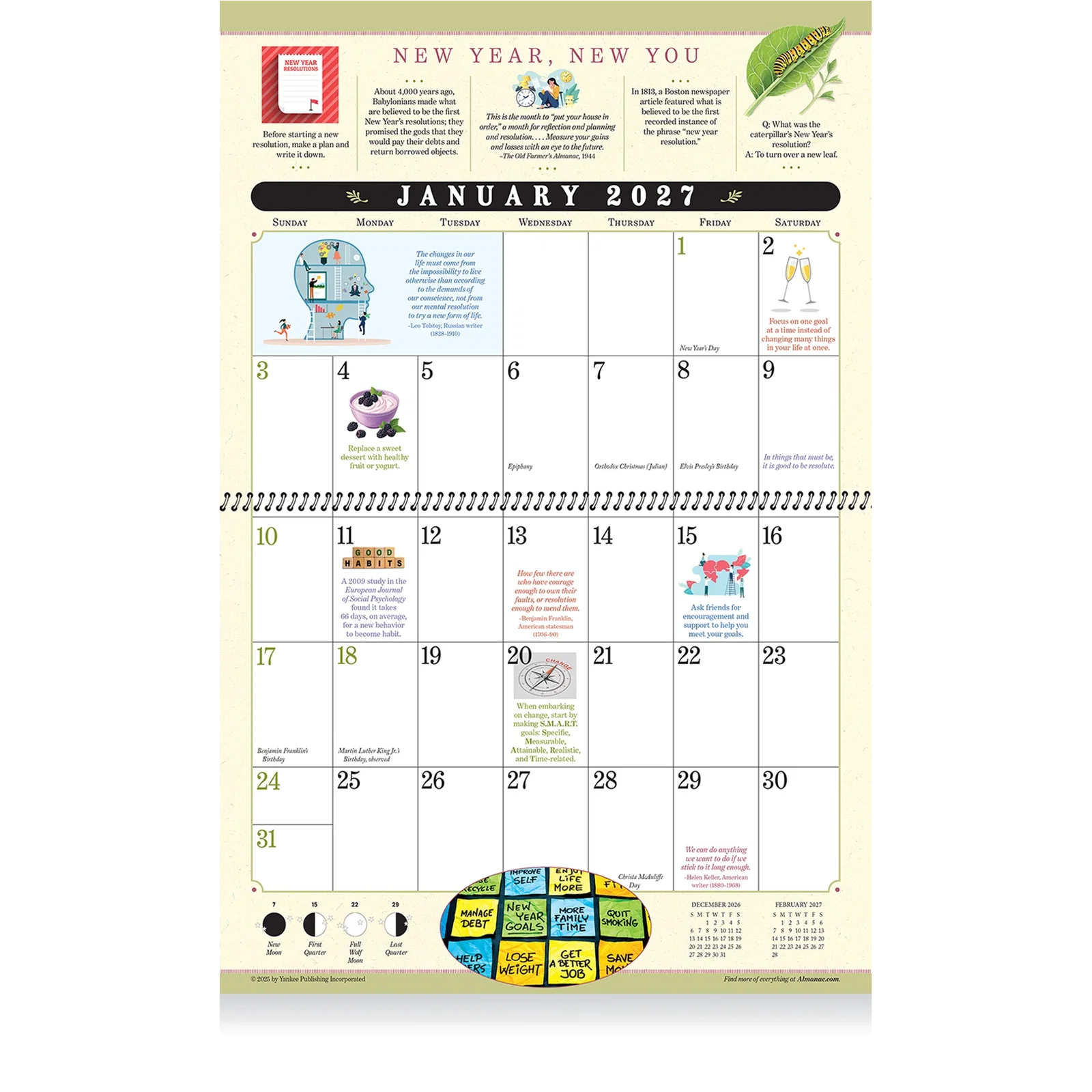 The Old Farmer's Almanac® Everyday Advice: 2025 Spiral Bound — view 5
