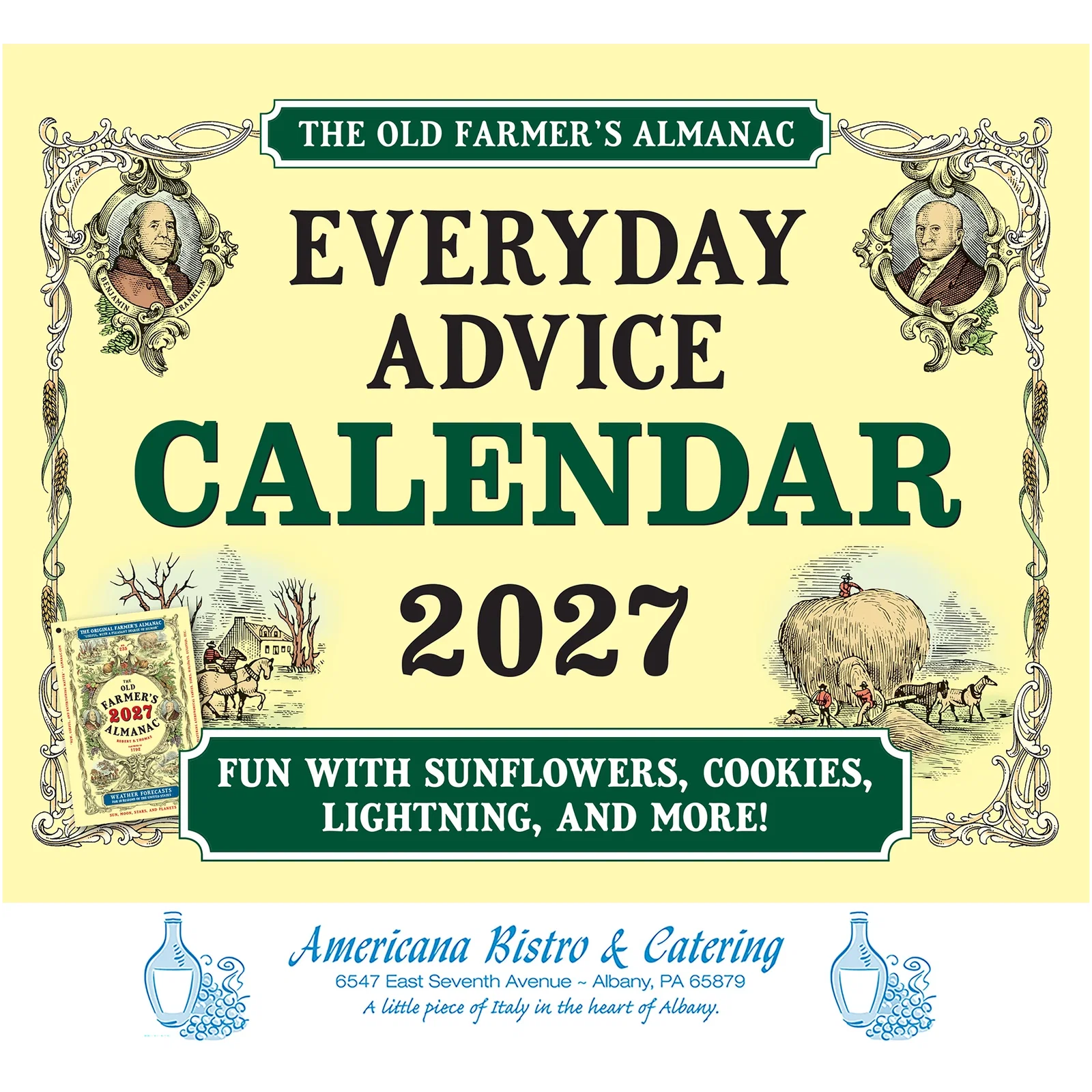 The Old Farmer's Almanac® Everyday Advice: 2025 Stapled
