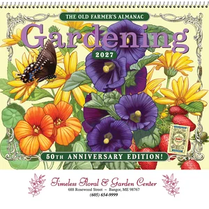The Old Farmer's Almanac® Gardening: 2025 Spiral Bound