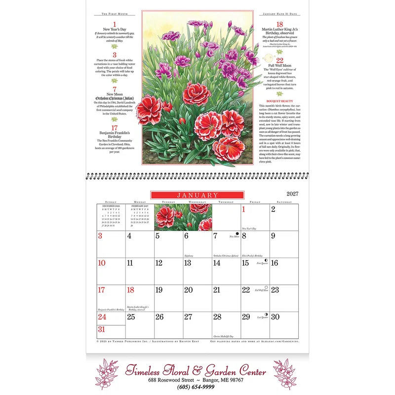 The Old Farmer's Almanac® Gardening: 2025 Spiral Bound — view 2