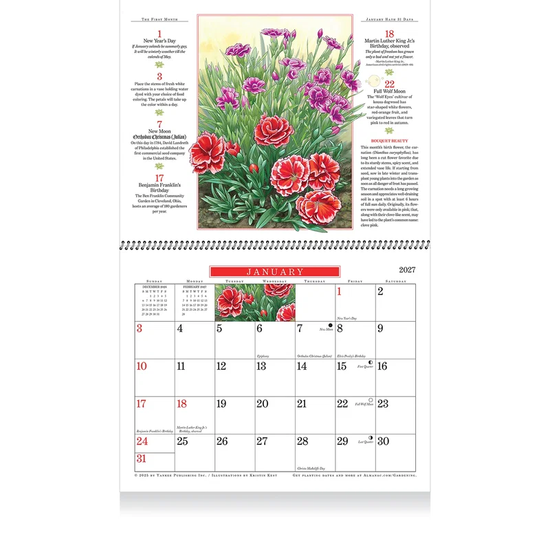 The Old Farmer's Almanac® Gardening: 2025 Spiral Bound — view 5
