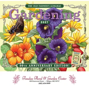 The Old Farmer's Almanac® Gardening: 2025 Stapled