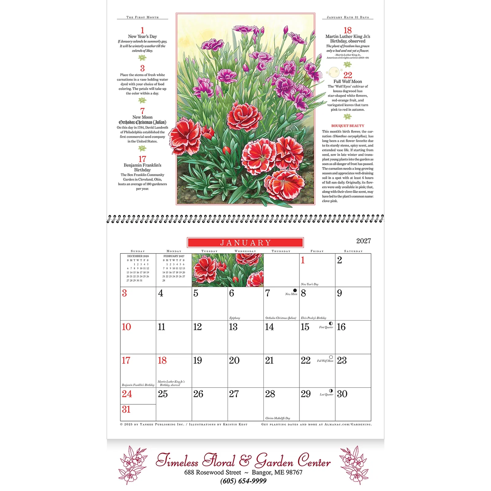 The Old Farmer's Almanac® Gardening: 2025 Spiral Bound — view 2
