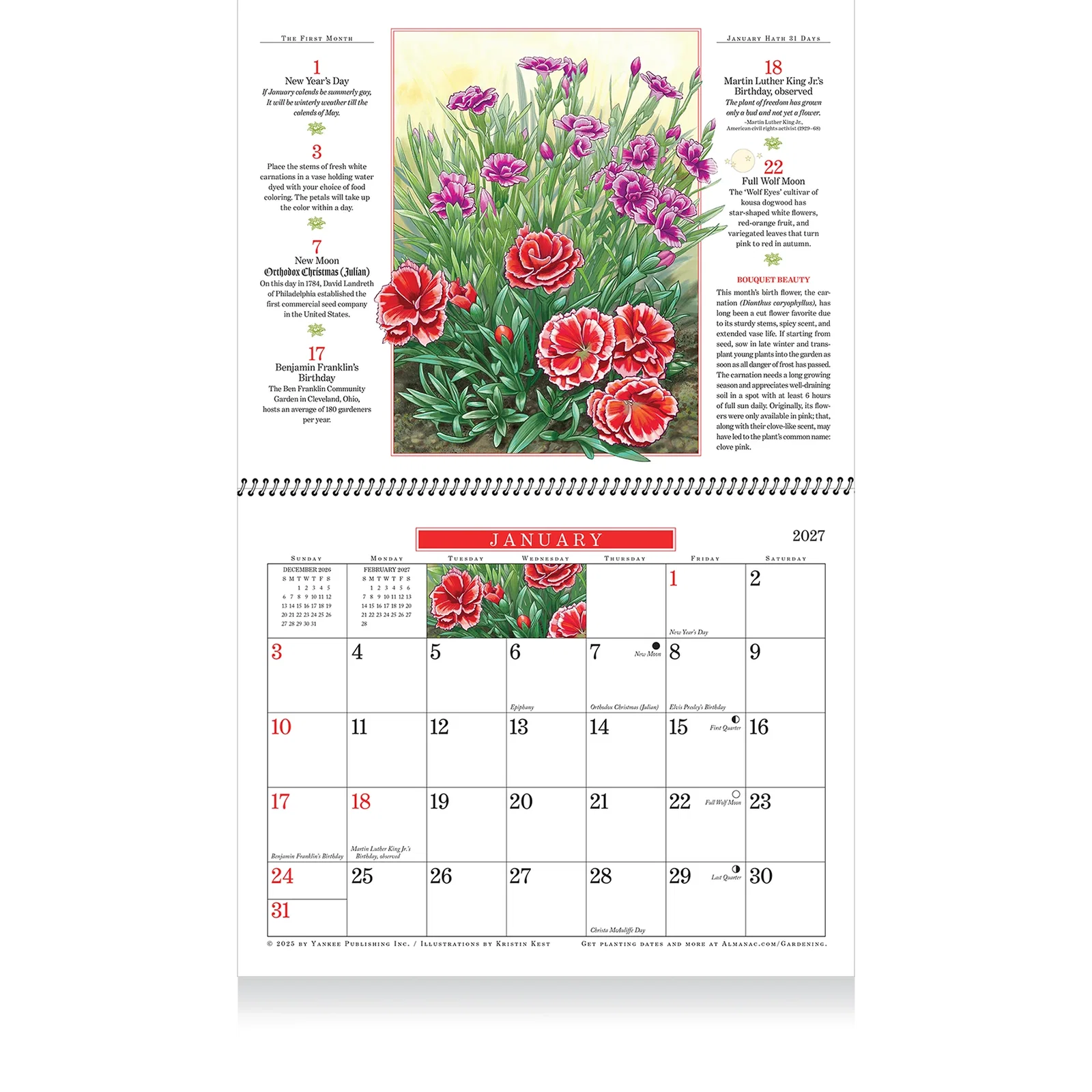 The Old Farmer's Almanac® Gardening: 2025 Spiral Bound — view 5