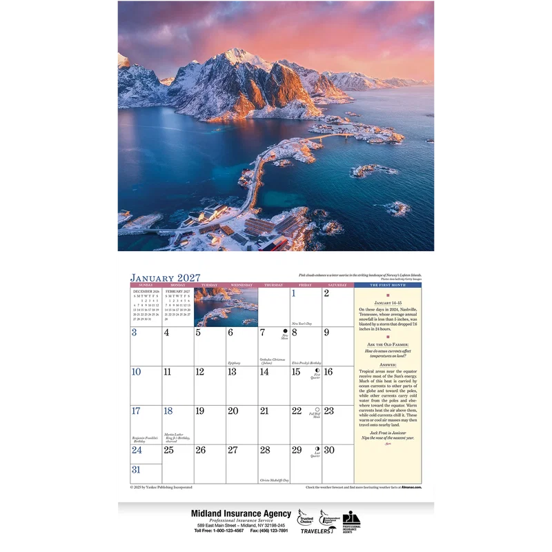 The Old Farmer's Almanac® Weather Watcher's: 2025 Stapled — view 2