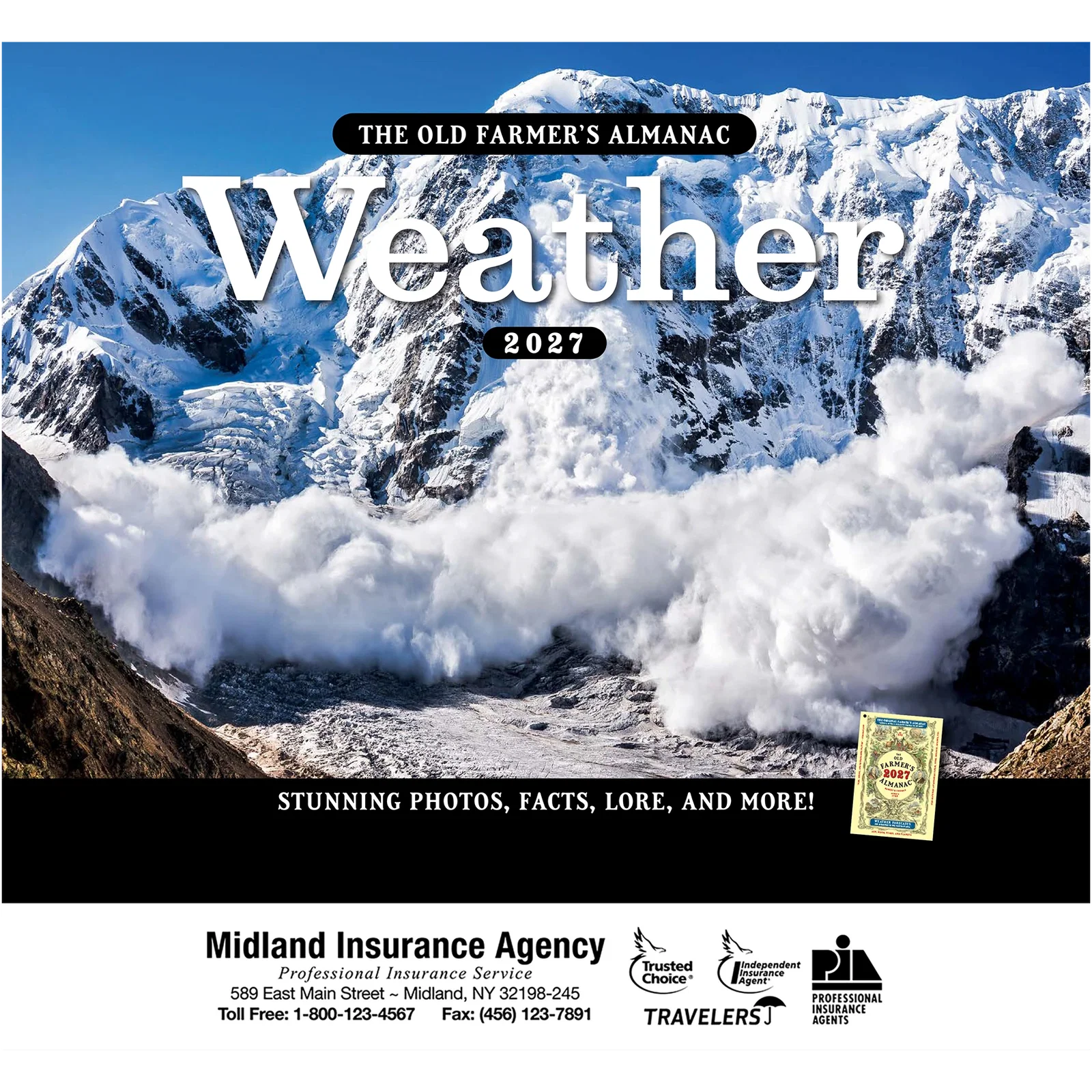 The Old Farmer's Almanac® Weather Watcher's: 2025 Stapled