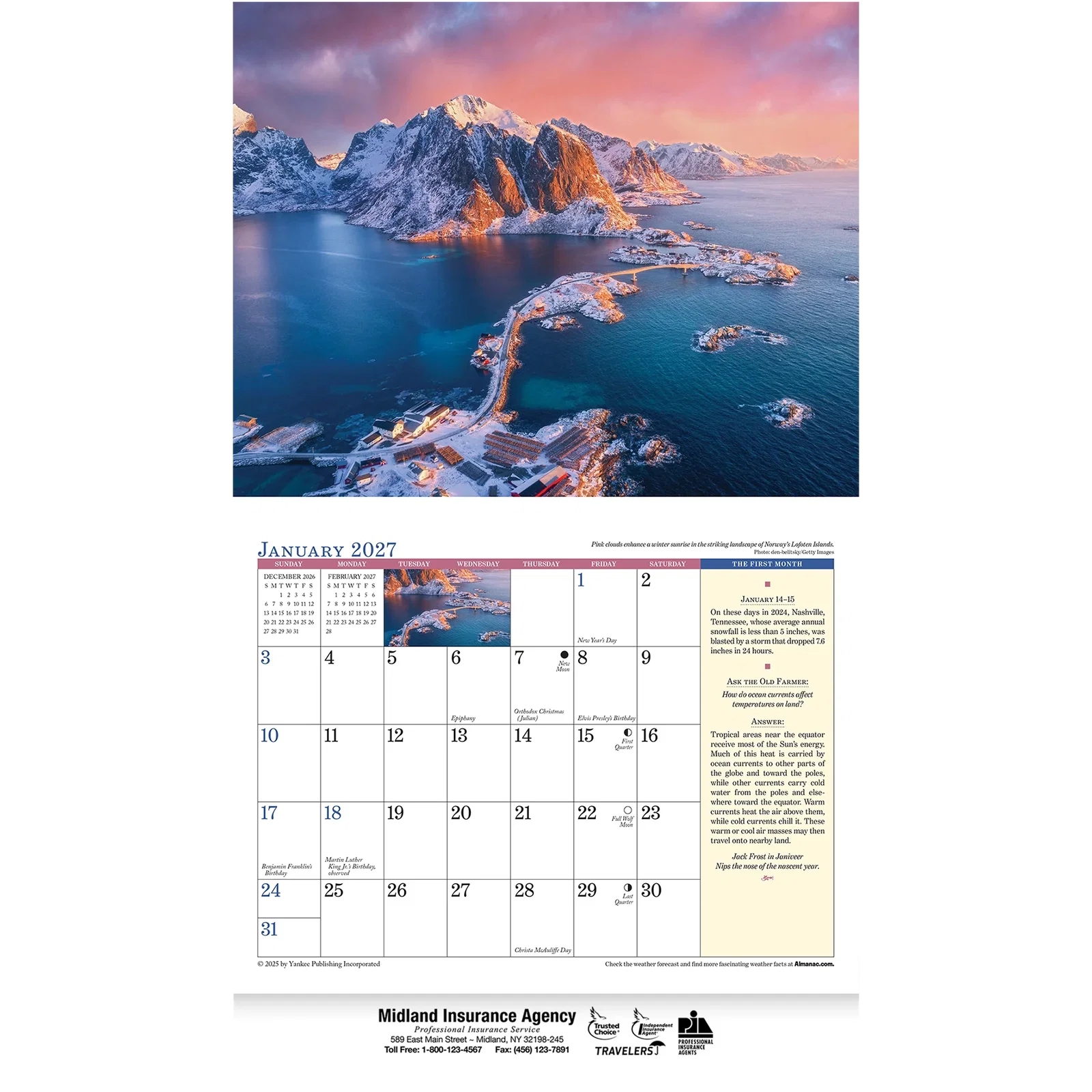 The Old Farmer's Almanac® Weather Watcher's: 2025 Stapled — view 2