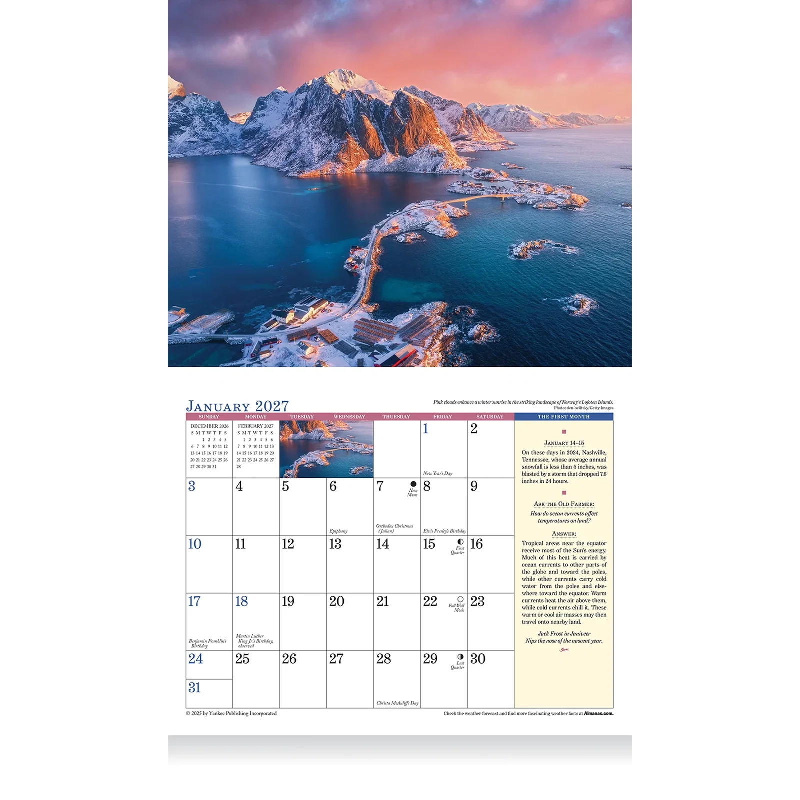 The Old Farmer's Almanac® Weather Watcher's: 2025 Stapled — view 5