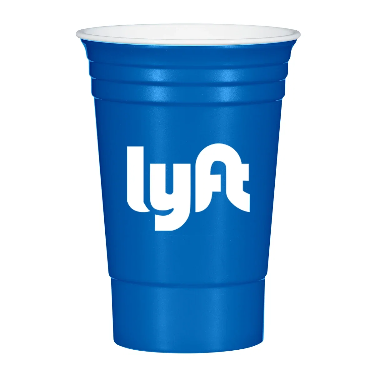 Drinkware set out for a backyard celebration