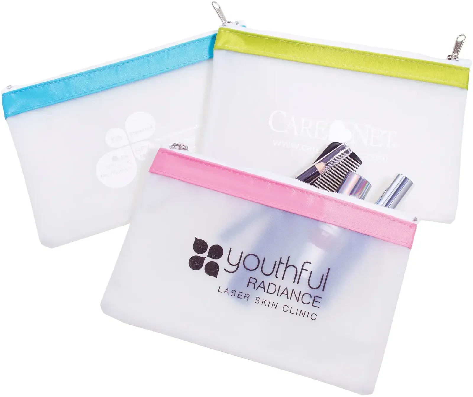 Personalized Pearl Tote Cosmetic Bag — view 2